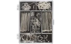 Creativ Company Starterset Schmuck, Versilbert, 1 Set