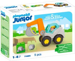 71684 Junior: Schaufelbagger, Konstruktionsspielzeug