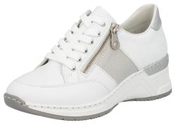 Rieker Damen Schnürschuh Weiss