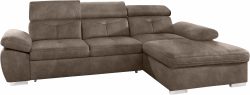 exxpo - sofa fashion Ecksofa, wahlweise mit Bettfunktion und Bettkasten