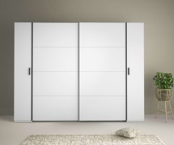 Home affaire Kleiderschrank »Antioch, FSC-zertifiziert, mit Dreh-UND Schiebetüren«, (B/T/H 270/61,4/207cm, inklusive Einlegeböden und Kleiderstangen), mit oder ohne Spiegel und Schubladen - YOUR Choice