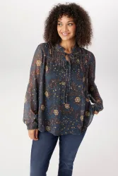 Aniston PLUS Schlupfbluse mit Blumen Muster - NEUE KOLLEKTION