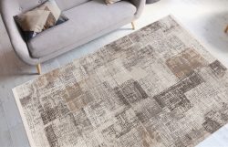 me gusta Teppich »Akropolis 425«, rechteckig, flacher Teppich mit Baumwollrücken, attraktiver Vintage-Look
