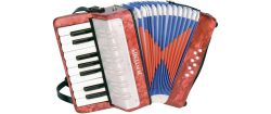 Bontempi -  Akkordeon mit 17 Tasten(C-E) und Halbtöne