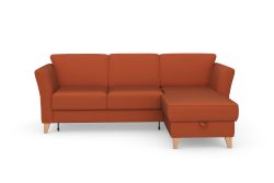 sit&more Ecksofa »Visby«, Wahlweise mit Bettfunktion und Bettkasten, frei im Raum stellbar, mit Federkern, auch erhältlich in dem besonders leicht mit Wasser zu reinigendem 