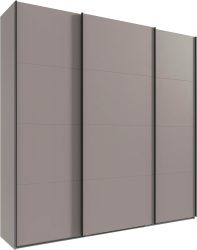 Wimex Kleiderschrank »Mugano, Made in Germany, Lieferung bis in Deine Etage und Stellort«, (wähle Deine Ausstattung: Basic oder Premium!), 3 Schwebetüren, grosse Grössen, mit oder ohne Spiegel, Metallgriffe