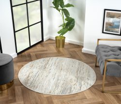 Myflair Möbel & Accessoires Teppich »My Passion«, rund, Kurzflor, Retro-Style, besonders weich durch Microfaser