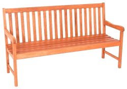 Merxx, MERXX Gartenbank »Santos«, Eukalyptus, 157x89x58 cm, braun