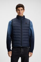 BOSS ORANGE Steppweste »Odeno« Stehkragen, slim fit, kurze Länge