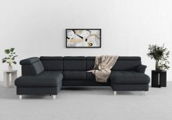 sit&more Wohnlandschaft, inklusive Kopfteilverstellung, wahlweise mit Bettfunktion und Bettkasten