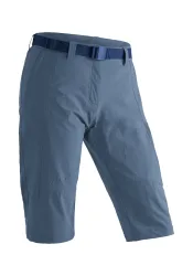 Maier Sports Kluane Damen 3/4 Wanderhose Blau, Damen, Größe: 46