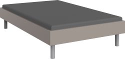 Wimex Bett »Easy, grosse Auswahl an Grössen und Farben, auch in Komforthöhe«, (Made in Germany), ohne Kopfteil, ideal unter Dachschrägen oder Fenster