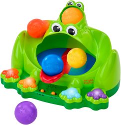 Bright Starts Lernspielzeug »Poppin' Ball Frog Ball Play Toy« mit Licht und Sound