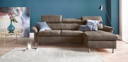 exxpo - sofa fashion Ecksofa, inkl. Kopf- bzw. Rückenverstellung, wahlweise mit Bettfunktion und Bettkasten