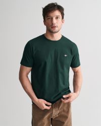 Gant T-Shirt »REG SHIELD SS T-SHIRT« mit Logostickerei auf der Brust