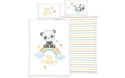 Baby Best Babybettwäsche »Regenbogen Panda«, (2 tlg.), mit liebevollem Motiv
