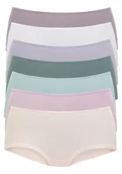 Vivance Panty 7er-Pack, in frischen und gedeckten Farben