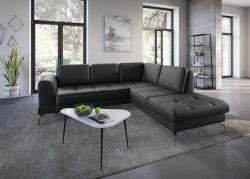 sit&more Ecksofa »Bendigo V«, inklusive Sitztiefenverstellung, Bodenfreiheit 15 cm, wahlweise in 2 unterschiedlichen Fussfarben