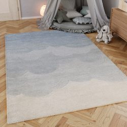 SMART KIDS Kinderteppich »Mika«, rechteckig, aus Naturfasern, dezentes Wolken-Motiv, pastellfarben, Kinderzimmer