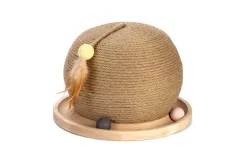Designed by Lotte Holz-Kratzball mit Kugelbahn - Ø 29,5 x H 22 cm