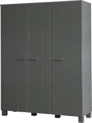 Design Kleiderschrank „Dennis“, 3-türig De Eekhoorn
