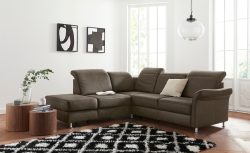 sit&more Ecksofa, inklusive Federkern, wahlweise mit Kopfteilverstellung, Bettfunktion und Stauraum