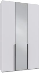 Wimex Kleiderschrank »Mugano,in 8 Breiten,3 Höhen,2 Tiefen, viele Farben, Made in Germany«, (in Basic oder Premium Ausstattung mit 2 weiteren Einlegeböden), mit langen oder kurzen Griffen aus Metall, mit oder ohne Spiegel