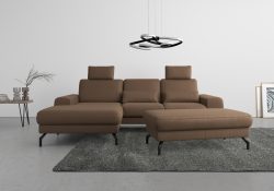 sit&more Ecksofa »Cinturo«, inklusive Sitztiefenverstellung und Federkern