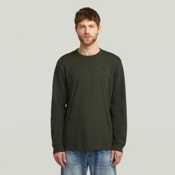 G-STAR Longsleeve »Nifous R«, mit geripptem Einsatz vorne
