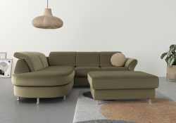 sit&more Ecksofa, wahlweise mit Bettfunktion, Bettkasten und Kopf- und Armteilverstellung