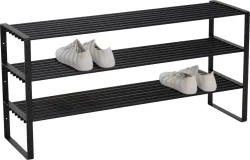 Spinder Design Schuhregal Hesta Schwarz Stahl 100 cm 48.5 cm - Schuhregal