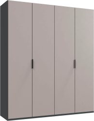 Wimex Kleiderschrank »Oxford by fresh to go, in 3 Breiten, Made in Germany«, (wahlweise mit oder ohne Spiegel), mit hochwertigen Falttüren für den perfekten Überblick