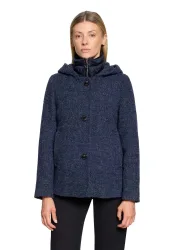 Gil Bret Fleecejacke ohne Kapuze mit Knopf-Verschluss