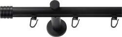 SN DECO GROUP Gardinenstange Ø 19 mm 1 läufig-läufig Fixmass;kürzbar