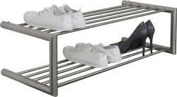 Spinder Design Schuhregal Hesta Edelstahl Edelstahl 80 cm 23 cm - Schuhregal