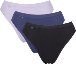 sloggi Tai-Slip »Basic+«, (3er Pack), perfekter Sitz, hoher Beinausschnitt, glatte Nähte