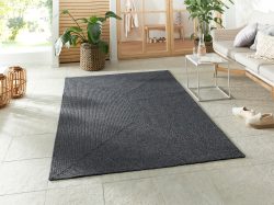 NORTHRUGS Teppich »Trenzado«, rechteckig, Flachgewebe, Hand-Made Look, robust, pflegeleicht