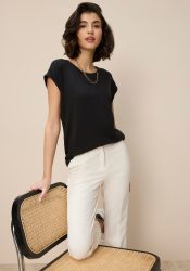 Tamaris T-Shirt, mit lockerer Passform - NEUE KOLLEKTION