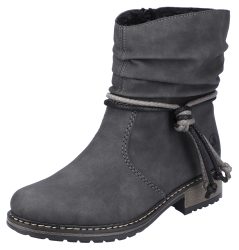Rieker Winterstiefelette, mit Zierbänder am Schaft