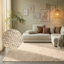 Hanse Home, HANSE Home Teppich »Jaipur«, rechteckig, Jute, Natur, Wohnzimmer, Esszimmer, Schlafzimmer, Flur, Modern, Boho