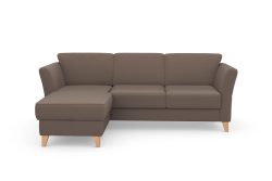 sit&more Ecksofa »Visby«, Wahlweise mit Bettfunktion und Bettkasten, frei im Raum stellbar, mit Federkern, auch erhältlich in dem besonders leicht mit Wasser zu reinigendem 