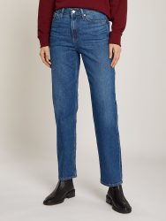 Tommy Jeans Slim-fit-Jeans »Tommy Jeans - Damenjeans IZZIE -High Waist - Slim-fit - Straight - leg« mit Logo-Badge und Stickerei