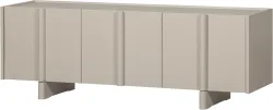 3-türiges Design Lowboard „Bassou“ aus nachhaltigem Massivholz De Eekhoorn