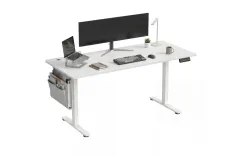 Elektrischer Schreibtisch SONGMICS LIGHTY 70x160x120cm weiss