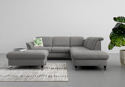 sit&more Ecksofa, wahlweise mit Kopfteilverstellung, Bettfunktion und Stauraum