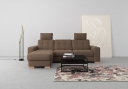 sit&more Ecksofa, wahlweise mit Bettfunktion und Bettkasten