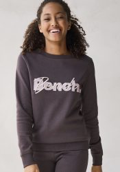 Bench. Sweatshirt, mit Logodruck und Stickerei