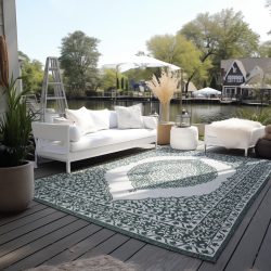 ELLE DECORATION Teppich »Meekly, In- und Outdoor«, rechteckig, Flachgewebe, In-& Outdoor, Modern, Wendeteppich, Balkon, Wohnzimmer