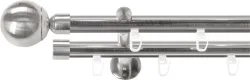 SN DECO GROUP Gardinenstange Ø 19 mm 2 läufig-läufig Fixmass;kürzbar