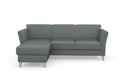 sit&more Ecksofa »Visby«, Wahlweise mit Bettfunktion und Bettkasten, frei im Raum stellbar, mit Federkern, auch erhältlich in dem besonders leicht mit Wasser zu reinigendem 